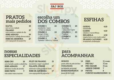 Saj Box Paulista - Cozinha Árabe