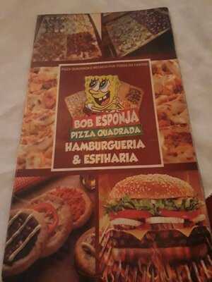 Bob Esponja Pizza Quadrada Hamburgueria E Esfiharia