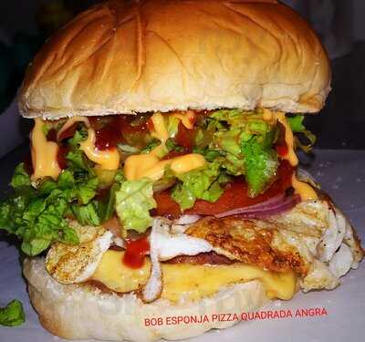 Bob Esponja Pizza Quadrada Hamburgueria E Esfiharia