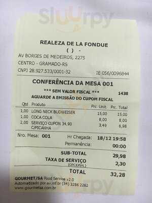 Realeza De La Fondue