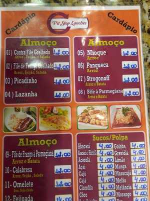 Pit Stop Lanches E Refeicoes