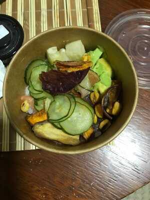 Fish Bowl Pokes, Salads And Rolls