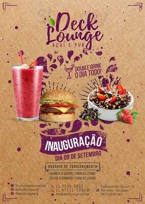 Deck Lounge - Açaí E Pub