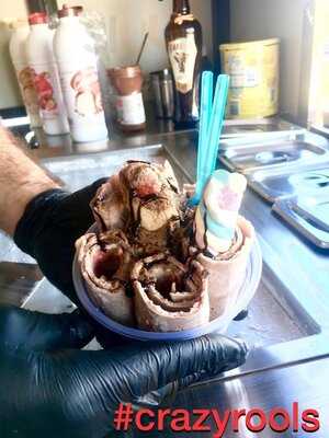 Crazy Rolls Sorvete Tailandês Na Chapa