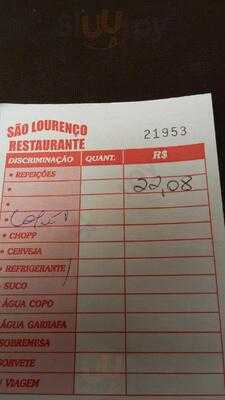 Sao Lourenco Restaurante E Bar