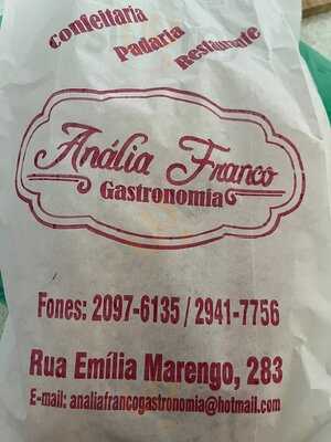 Anália Franco Gastronomia