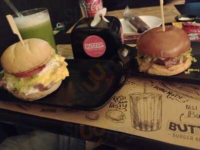 Butter Burger And Fries