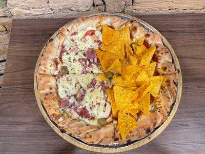 Café Com Pizza De Santos