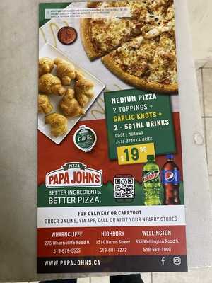 Papa Johns Pizza