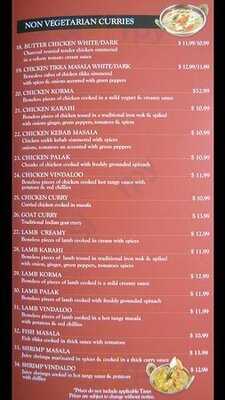Namaste Curry & Tandoori Restaurant