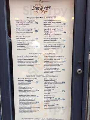 Bistro Sous Le Fort