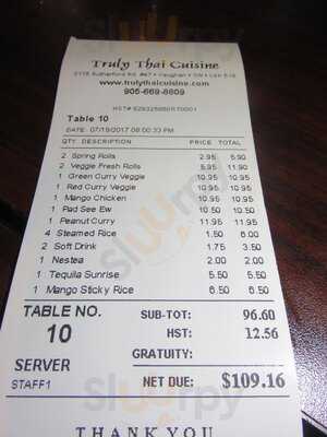 Truly Thai Cuisine