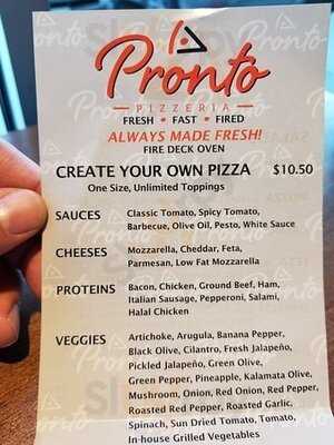 Pronto Pizzeria