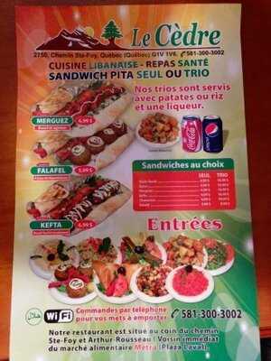 Le Cedre Restaurant Libanais