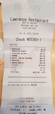 Lawrence Restaurant