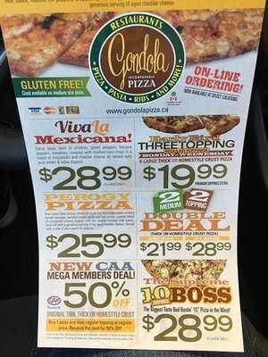 Gondola Pizza Restaurants