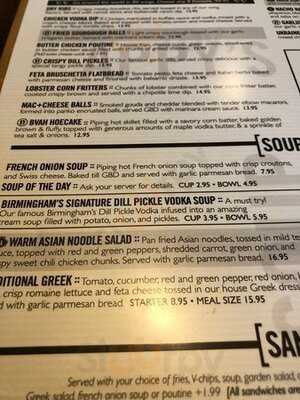 Birmingham's Vodka & Ale House