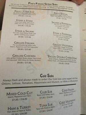 Paul's Sub Shop