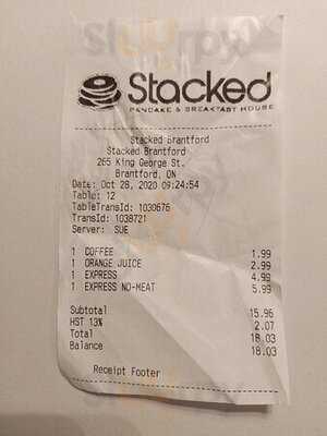 Stacked Pancake And Breakfast House