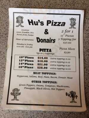 Hu's Pizza & Donairs