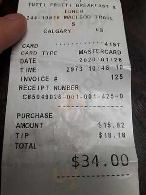 Tutti Frutti Breakfast & Lunch