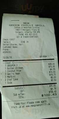 New Green Chilli Grill
