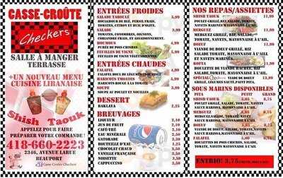 Casse Croute Checkers
