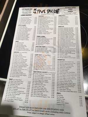 Five Spice Restaurant