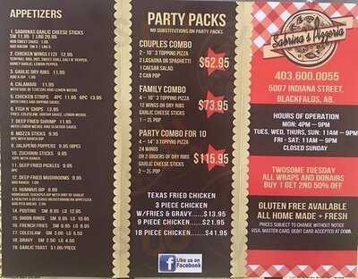 Sabrina’s Pizzeria