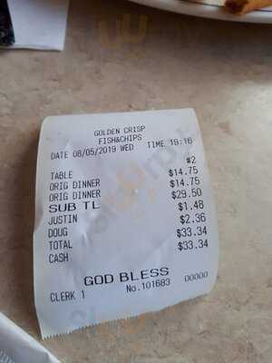 Golden Crisp Fish & Chips