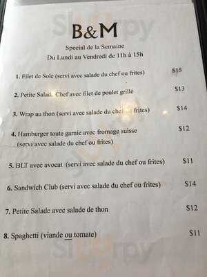 Restaurant B & M