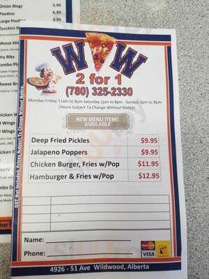 Wildwood 2 For 1 Pizza