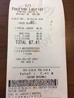 Poutine Laurier