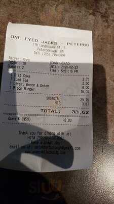 One Eyed Jack Pub & Grill