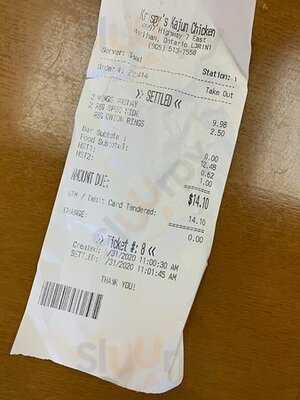 Krispy's Kajun Chicken