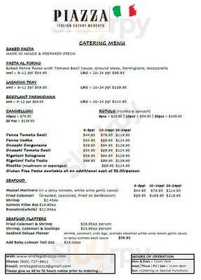 Piazza Italian Eatery. Mercato