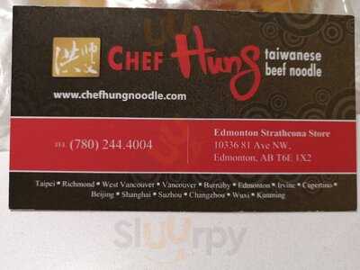 Chef Hung Taiwanese Beef Noodle