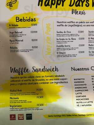 Happy Days Waffles Bellas Artes