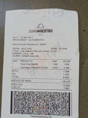 Juan Maestro Mall Parque Arauco