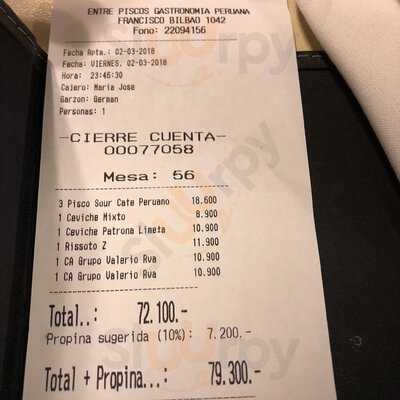 Entre Piscos Restobar