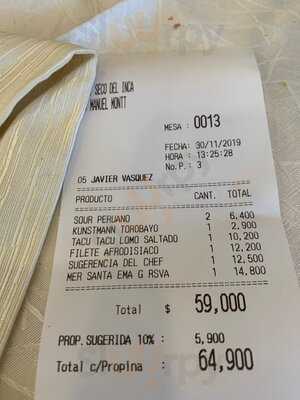 El Aji Seco Del Inca