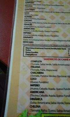 Sandwicheria Imperio
