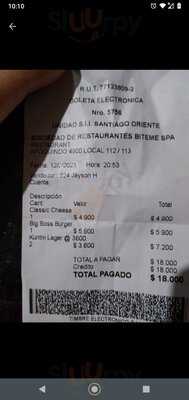 Bite Me Organic Burger