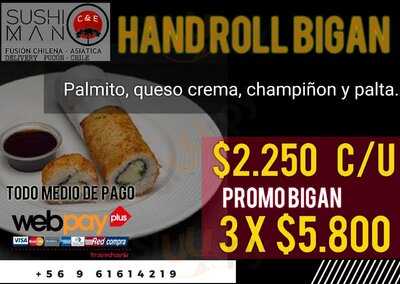 Sushiman C & E Delivery Pucon