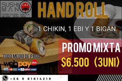 Sushiman C & E Delivery Pucon