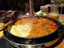 桃马桃芝士炒鸡排