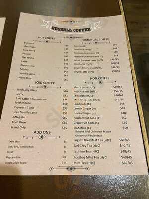 Russell Coffee And Roastery