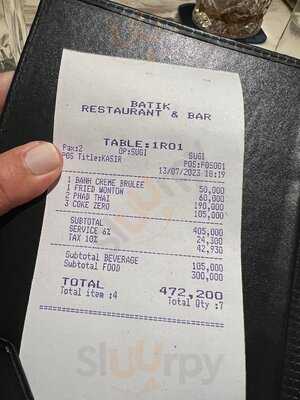 Batik Restaurant Bar