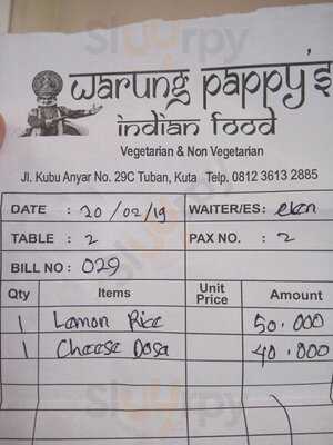 Warung Pappys ( Indian Food)