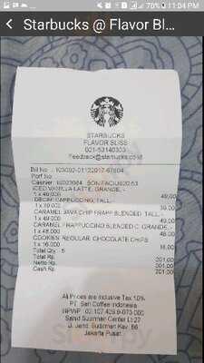 Starbucks Flavor Bliss